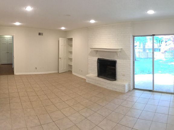 Family room w/ backyard view