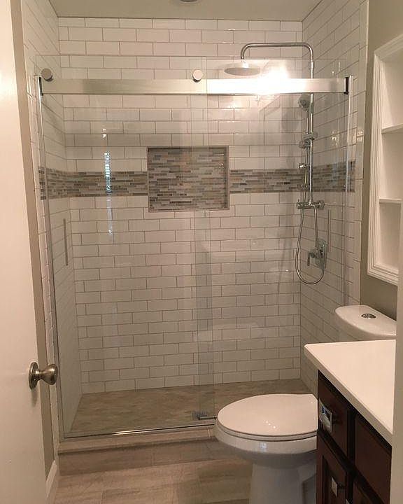 Master Bathroom with quartz, chrome and limestone