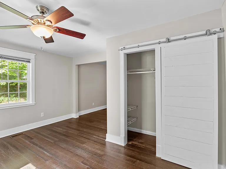 Master bedroom with ensuite bathroom