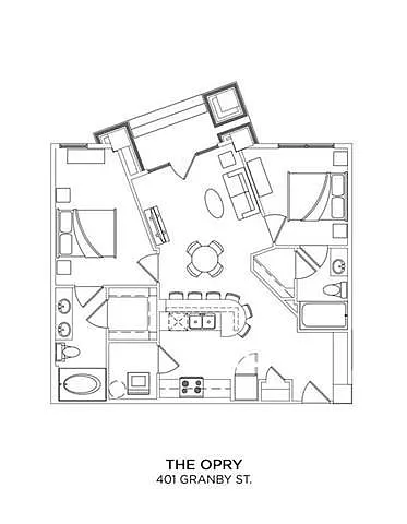 Floor plan The Opry