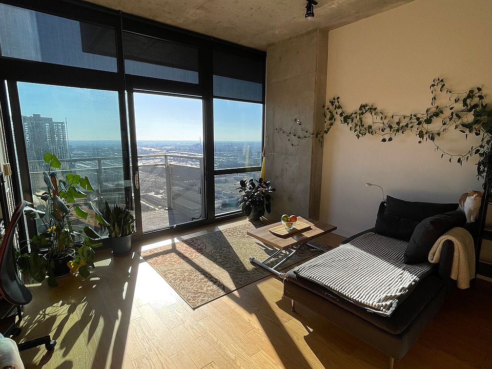 living room with a view