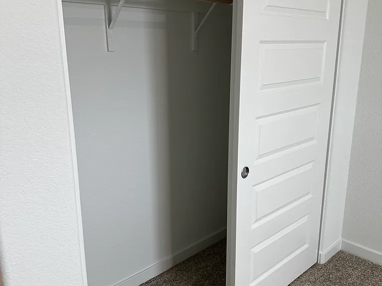 Secondary bedroom closet