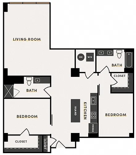 Floor plan 2 Bed B