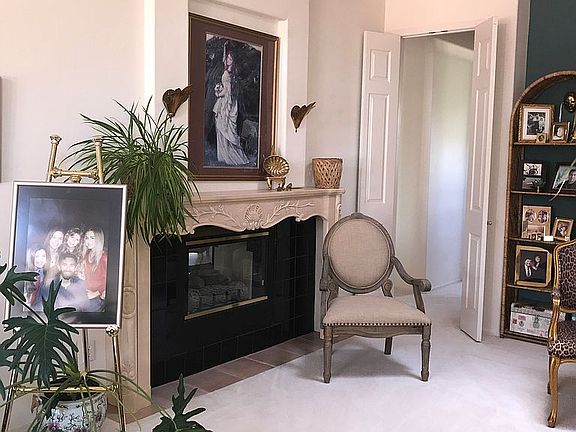 Bedroom/office fireplace