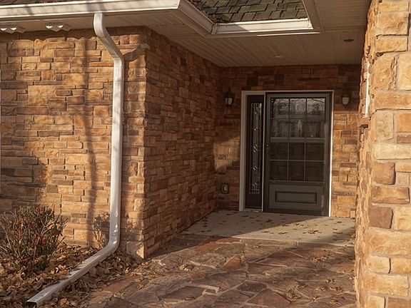 Stone path entry