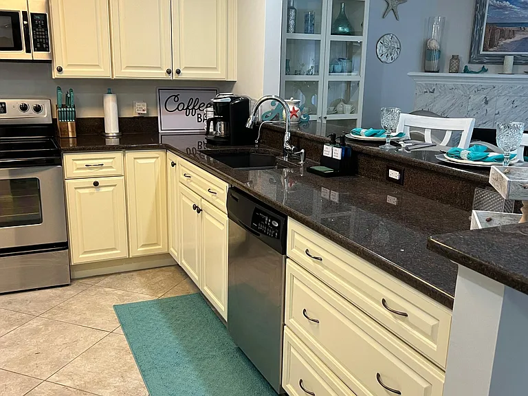Kitchen with Coffee Station, Large and Small Appliances