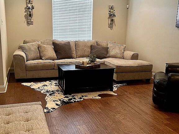 Living room with sectional