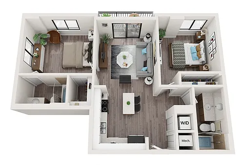Floor plan B8