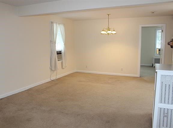 Spacious living room and dining room.
