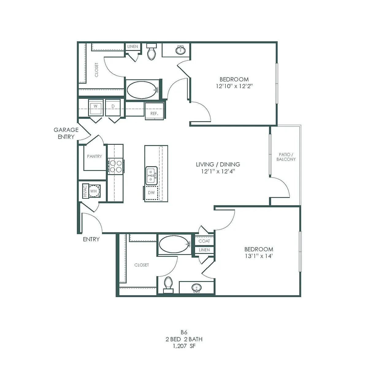 Floor plan B6- Attainable