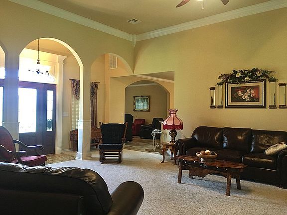 High ceiling large living