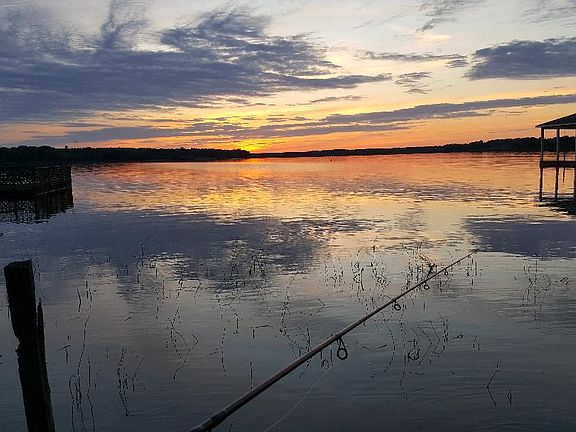 Fishing at Sunset