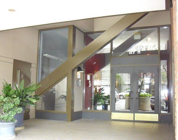 Front entrance into secure lobby