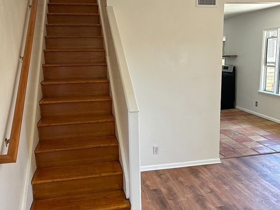 stairs (off living room)