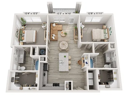 Floor plan B1