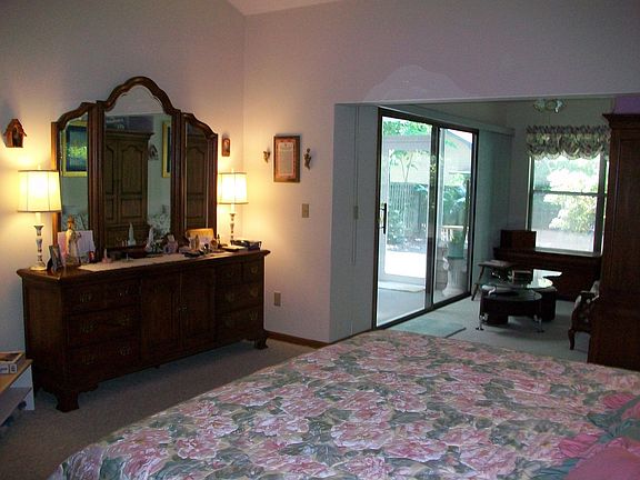 Master suite looking into sitting alcove