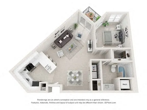 Floor plan A3 Renovated