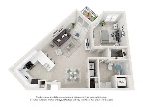 Floor plan A3 Renovated