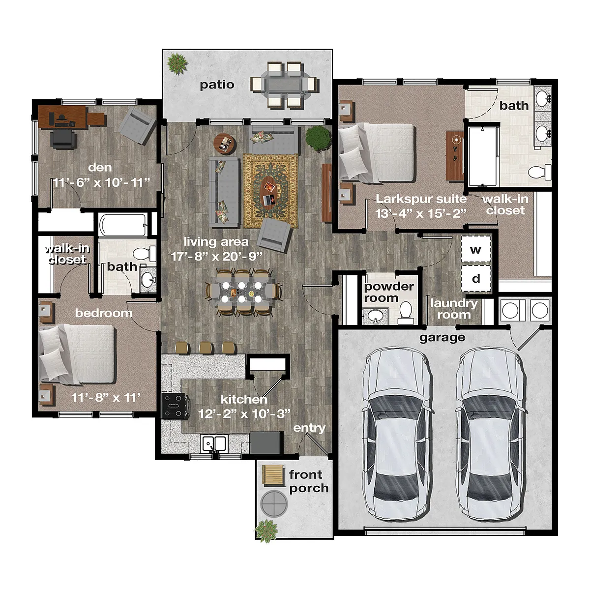 Floor plan Larkspur