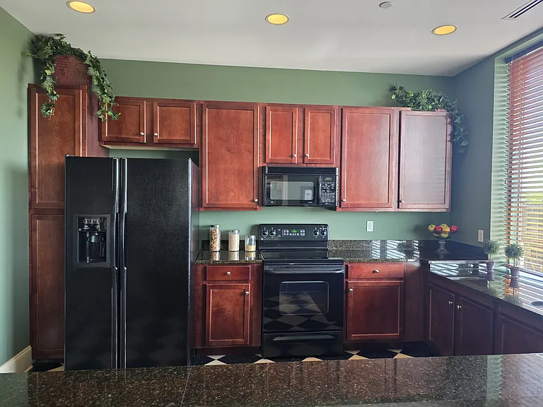 Common room has an extra kitchen to use for events and for your gatherings.