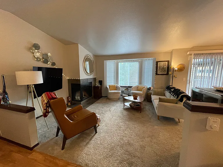 living room with furniture