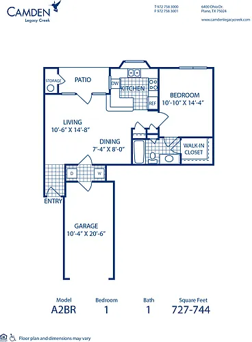 Floor plan A2BR