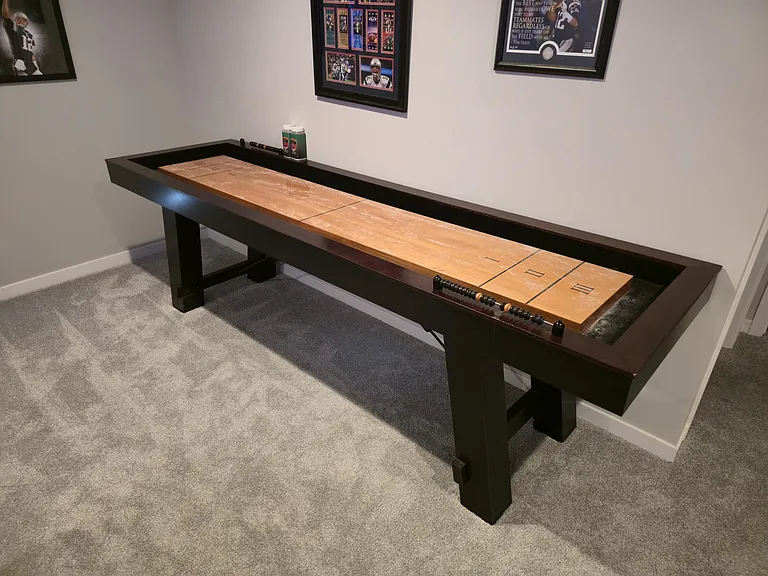 Like new shuffleboard table included