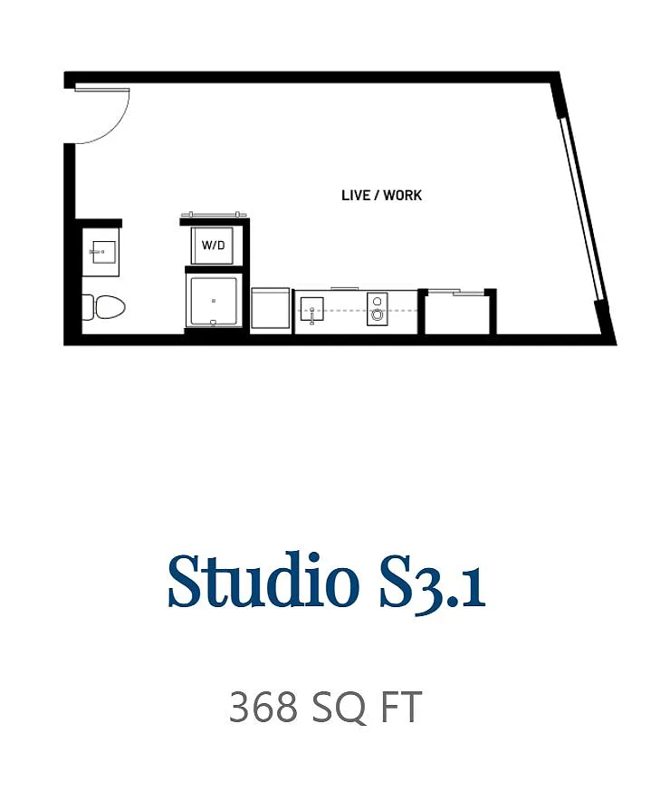 Floor plan Studio S3.1