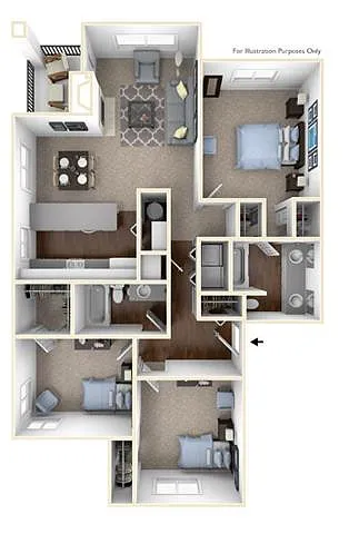 Floor plan Mount St. Helens