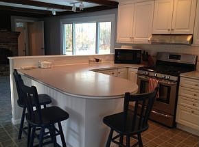 Corian Counters in Kitchen