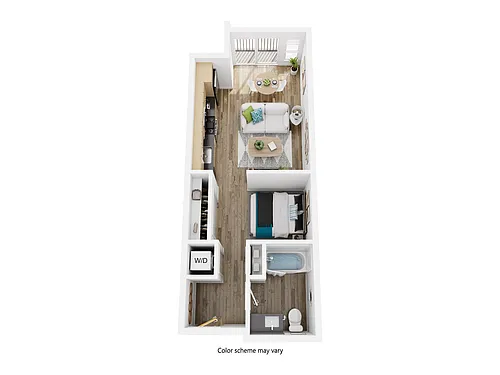 Floor plan Studio A 1