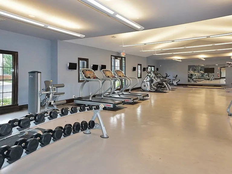 Fitness Center with Training Equipment