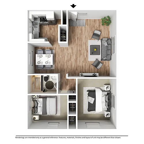 Floor plan 2 bedroom