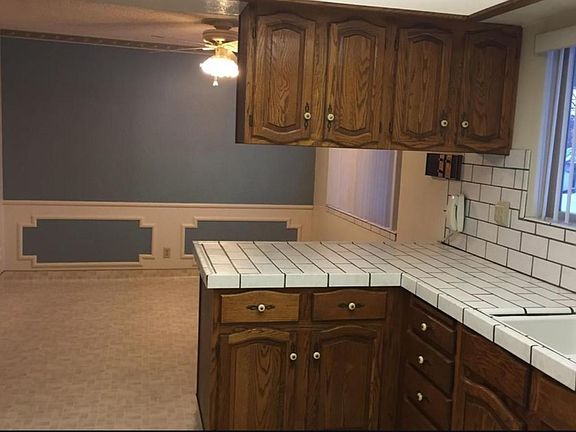 Kitchen looking into dining room