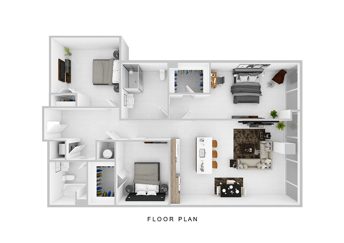 Floor plan C3D