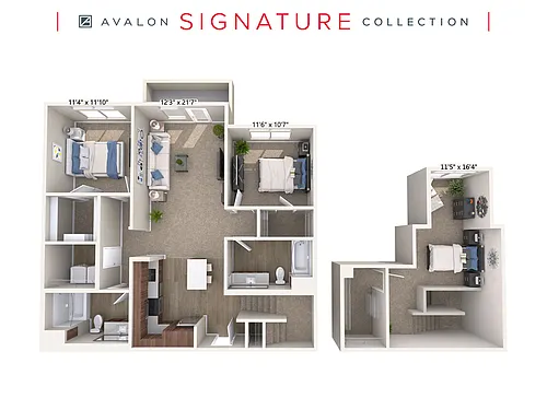 Floor plan B14L-E-Wal