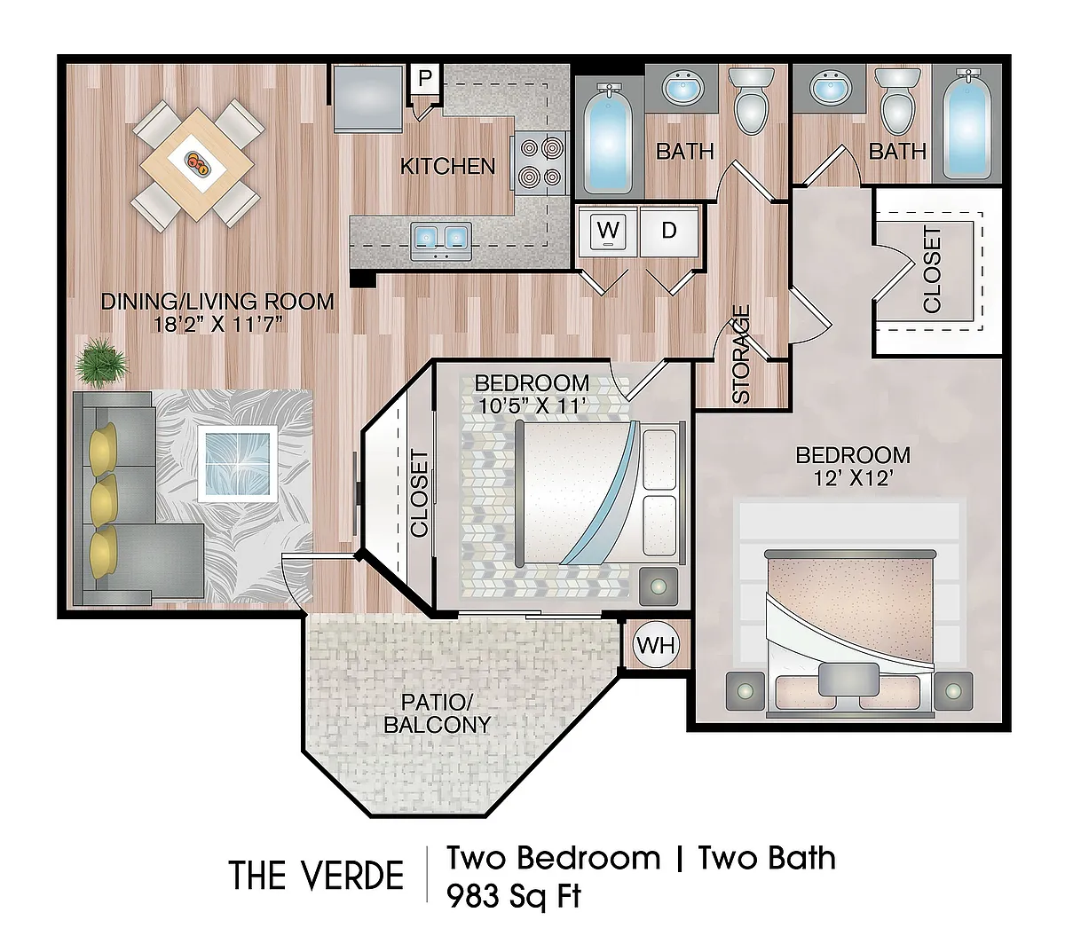 Floor plan The Verde - Premium Plus