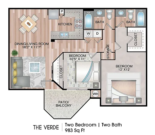 Floor plan The Verde - Premium Plus