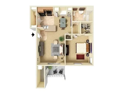 Floor plan A1-727