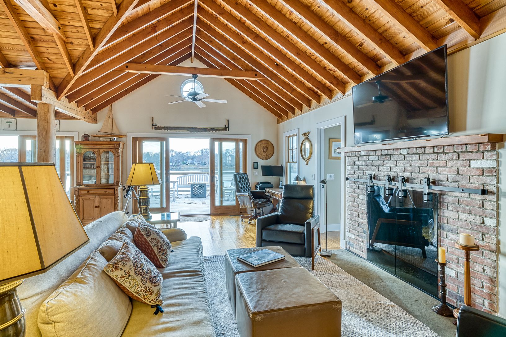 Living Room With Hearth