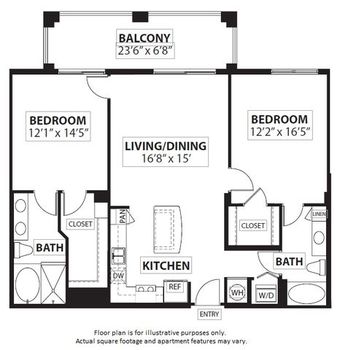 Unit - 404 - B4 2 Bed 2 Bath