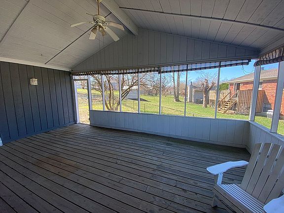 screen porch into back yard