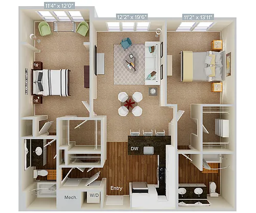 Floor plan B5-1-Var-1175