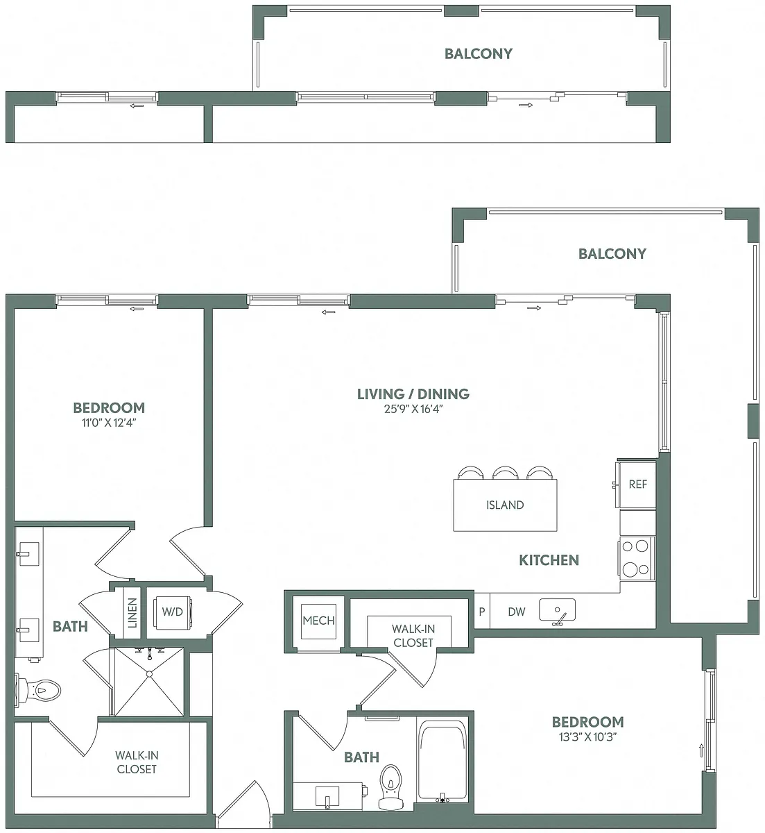 Floor plan B3