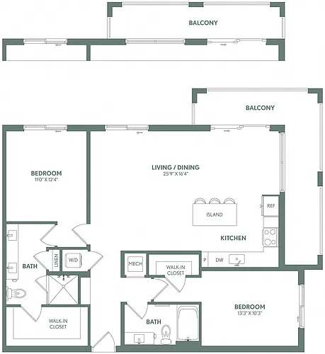 Floor plan B3