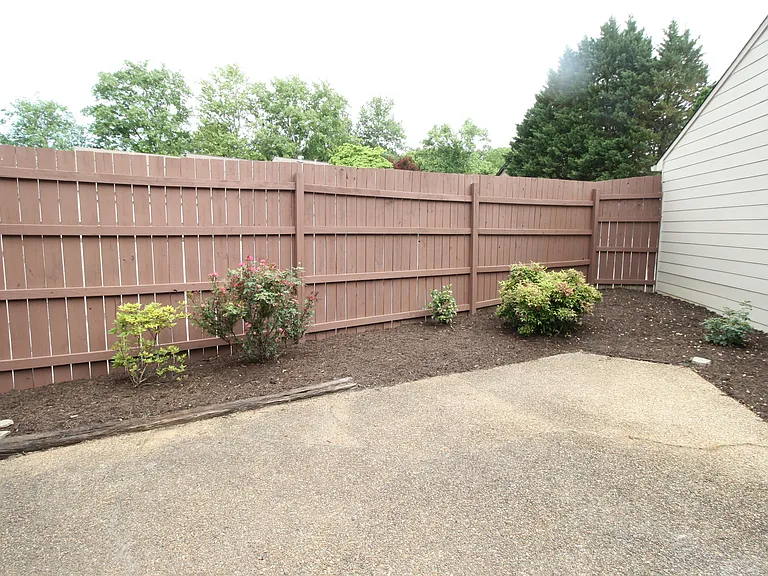 Private patio