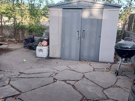 back yard storage shed shared use