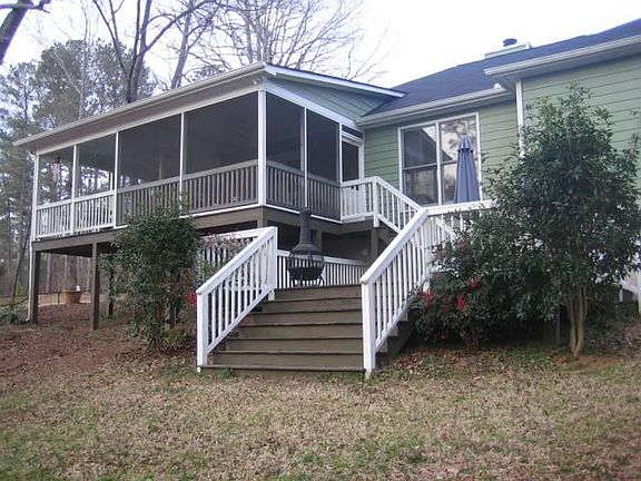 Back view of house