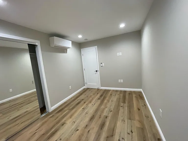 Bedroom with HVAC unit in bedroom