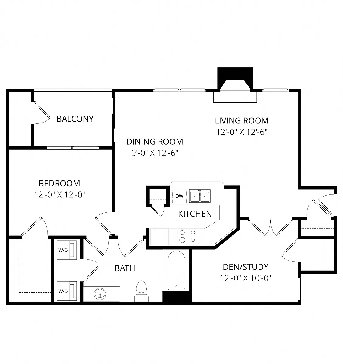 Floor plan B1 Chaparral